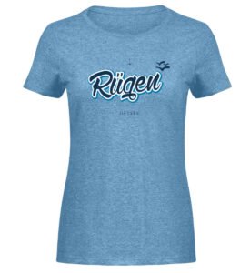 Rügen Ostsee-Möwen  - Damen Melange Shirt