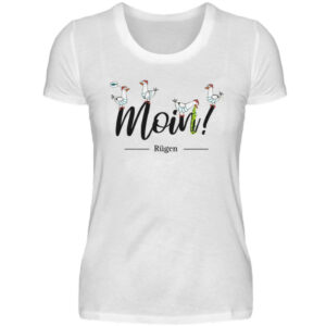 Moin! Rügen - Damen Premiumshirt-3