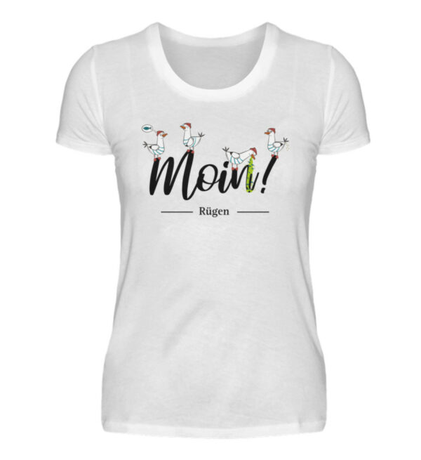 Moin! Rügen - Damen Premiumshirt-3
