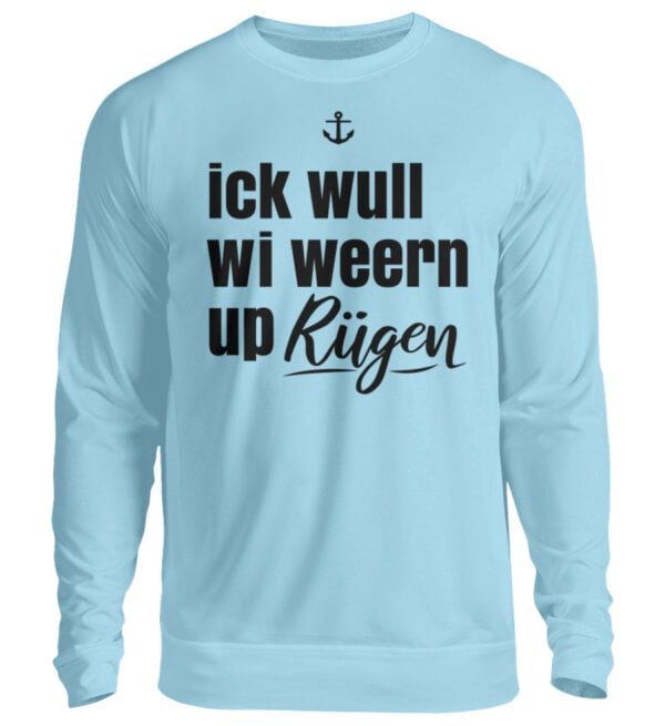 Ick wull Rügen - Unisex Pullover-674
