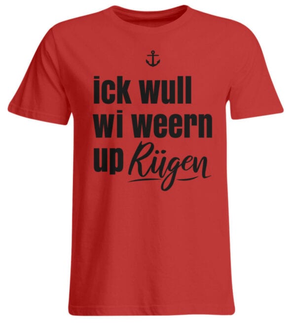 Ick wull Rügen - Übergrößenshirt-4