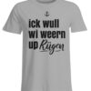 Ick wull Rügen - Übergrößenshirt-645