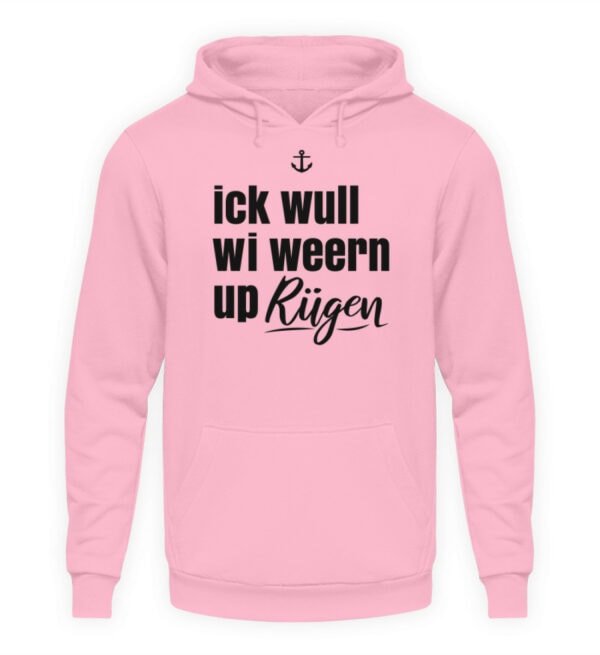 Ick wull Rügen - Unisex Kapuzenpullover Hoodie-1490