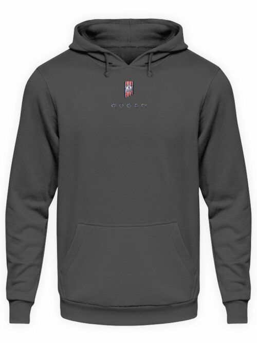 Rügen Lüttn Anker (stick) - Unisex Hoodie mit Stick-639