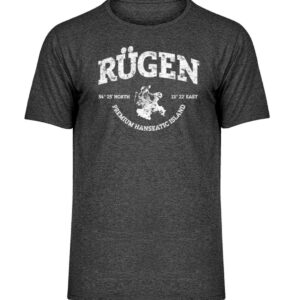 Rügen Island - Herren Melange Shirt-6808