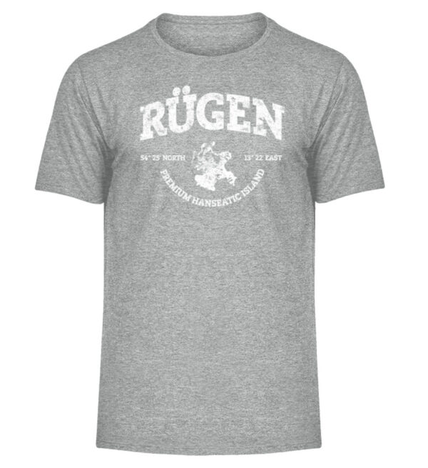 Rügen Island - Herren Melange Shirt-6807