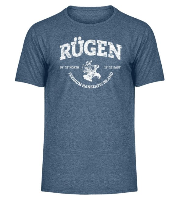 Rügen Island - Herren Melange Shirt-6803