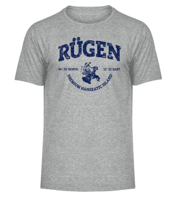 Rügen Island - Herren Melange Shirt-6807