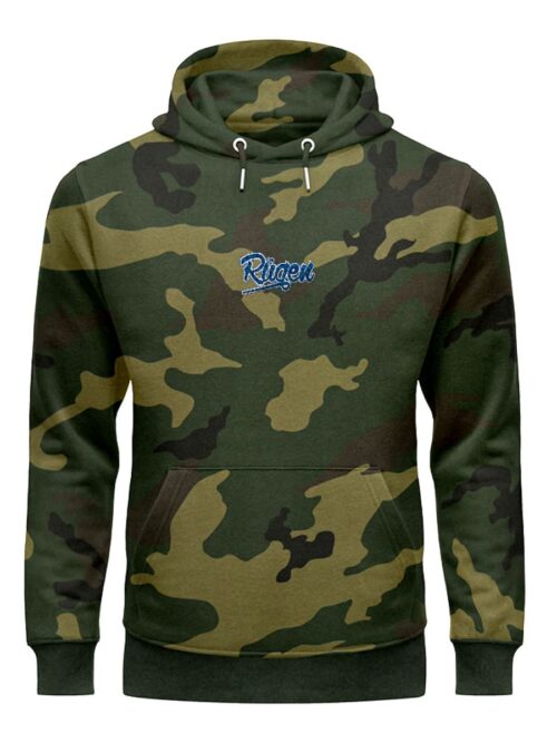 Rügen No.1 (Stick) - Camouflage Organic Hoodie Stick-7000