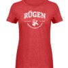 Rügen Island - Damen Melange Shirt-6802