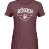 Rügen Island - Damen Melange Shirt-6805