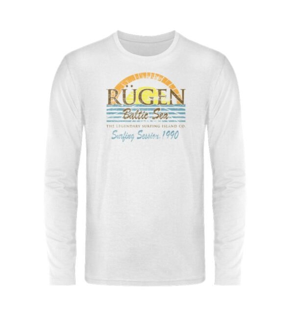 Rügen Vintage Surfing - Unisex Long Sleeve T-Shirt-3