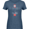 Viva la Rugia - Damen Melange Shirt-6803