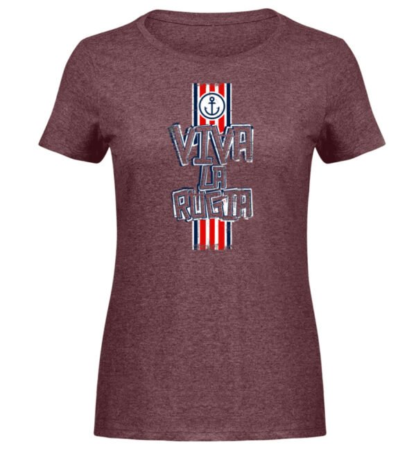 Viva la Rugia - Damen Melange Shirt-6805