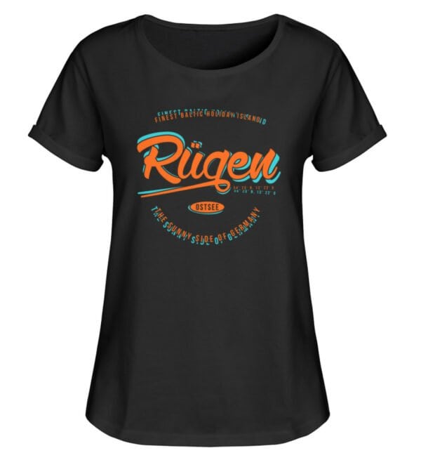 Rügen Sunny Side - Damen RollUp Shirt-16