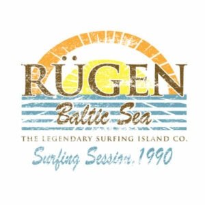 Rügen Surfing Vintage 1990 Shirt