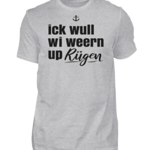 Ick wull Rügen - Herren Shirt-17