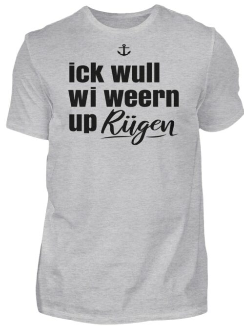 Ick wull Rügen - Herren Shirt-17