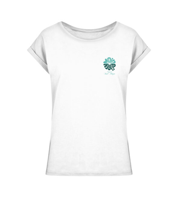 Moin Rügen Flowerpower - Ladies Extended Shoulder Tee-3