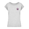 Moin Rügen Flowerpower - Ladies Extended Shoulder Tee-6892