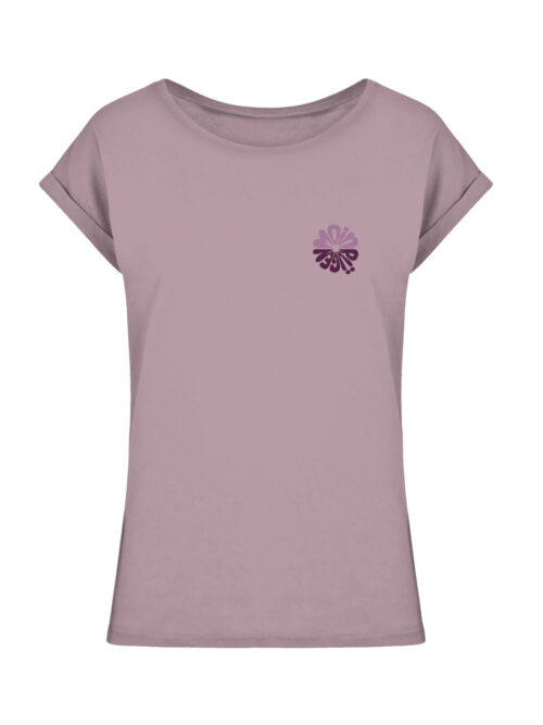 Moin Rügen Summervibes - Ladies Extended Shoulder Tee-7223