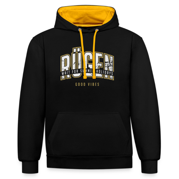 Rügen Good Vibes - Kontrast-Hoodie
